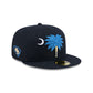 New Era Myrtle Beach Pelicans Navy Theme Nights 59FIFTY Fitted Hat