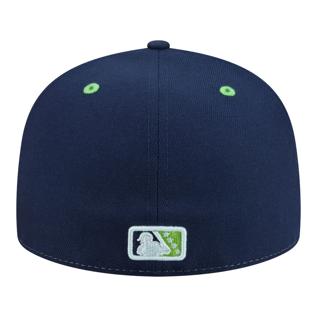 New Era Palm Beach Cardinals Blue/Navy Minor League Theme Nights 59FIFTY Fitted Hat