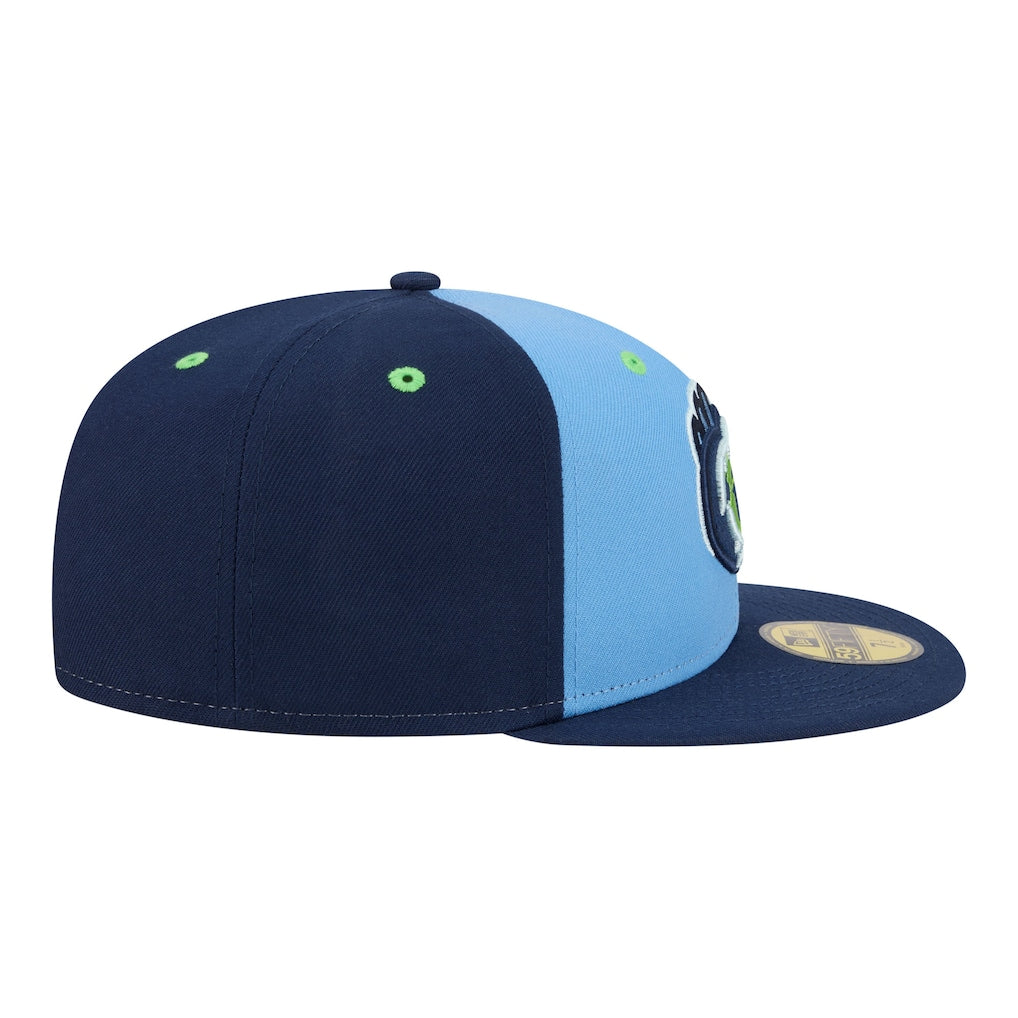New Era Palm Beach Cardinals Blue/Navy Minor League Theme Nights 59FIFTY Fitted Hat