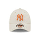 NEW ERA New York Yankees League Essential Cream 9FORTY Adjustable Cap