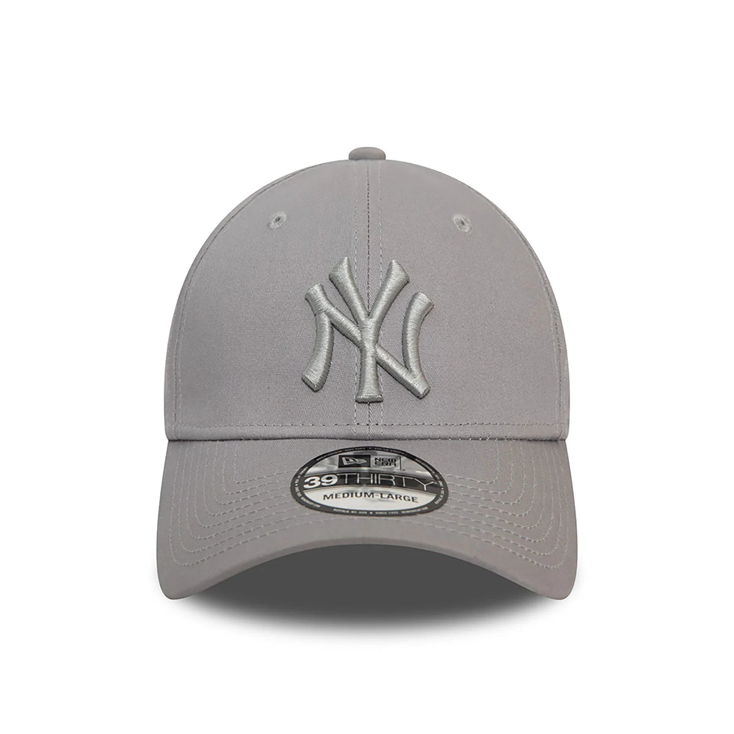 NEW ERA New York Yankees League Essential Grey 39THIRTY Stretch Fit Cap