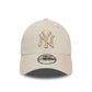 NEW ERA New York Yankees League Essential Light Beige 39THIRTY Stretch Fit Cap