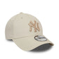 NEW ERA New York Yankees League Essential Light Beige 39THIRTY Stretch Fit Cap