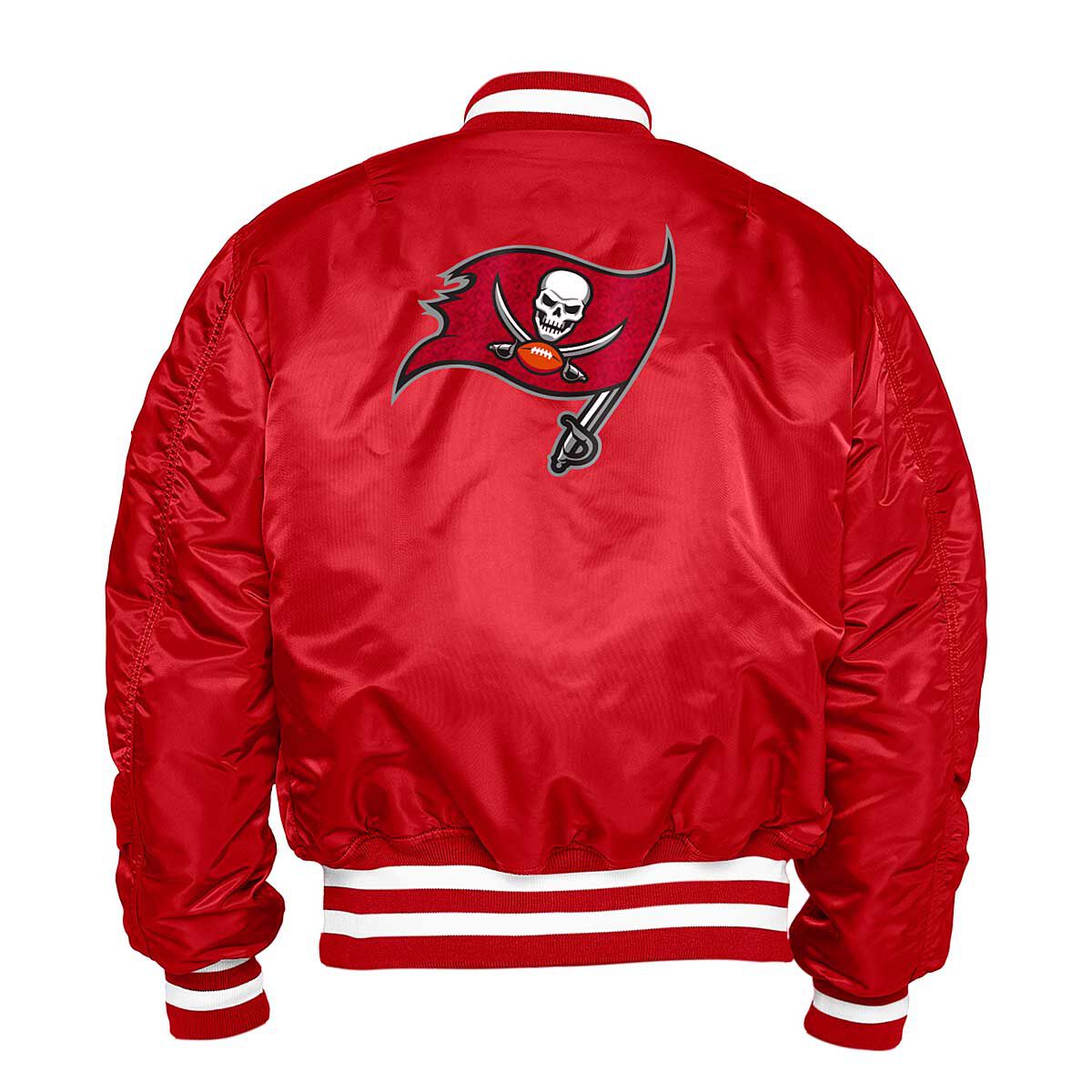 TAMPA BAY BUCCANEERS X ALPHA X NEW ERA MA-1 BOMBER JACKET
