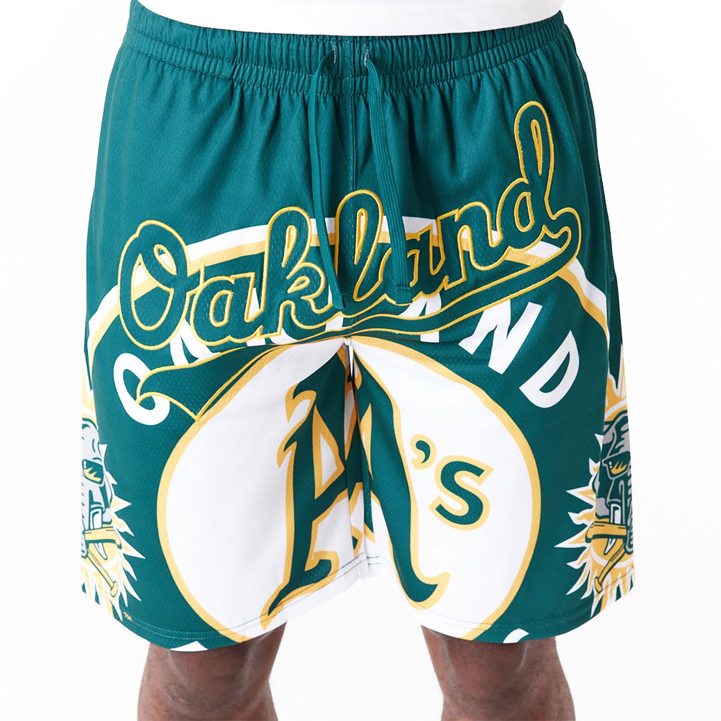 NEW ERA Oakland Athletics MLB Large Logo Dark Green Shorts