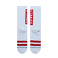 STANCE OG Crew Sock White Red