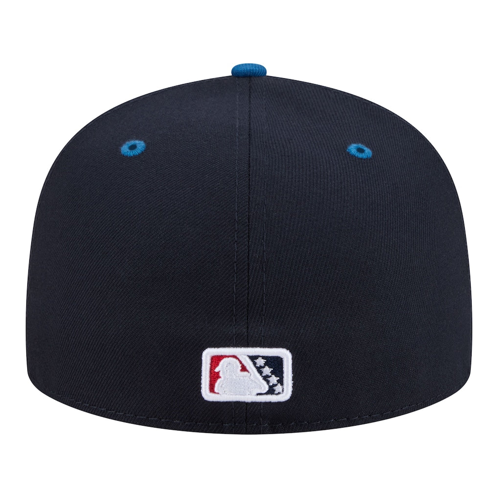 New Era Round Rock Express Navy/Red Minor League Theme Nights 59FIFTY Fitted Hat