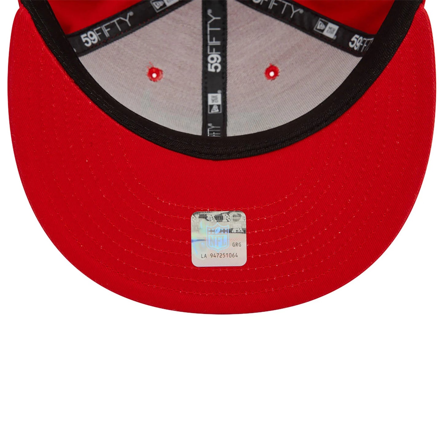 Tampa Bay Buccaneers NFL Official Team Colours Red 59FIFTY Fitted Cap