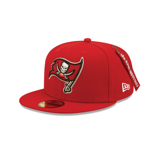NEW ERA Tampa Bay Buccaneers x Alpha Industries Red 59FIFTY Fitted Cap
