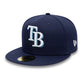 NEW ERA Tampa Bay Rays Authentic On Field Navy 59FIFTY Fitted Cap