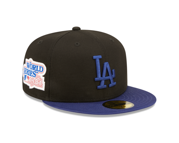 NEW ERA LA Dodgers World Series Black 59FIFTY Fitted Cap