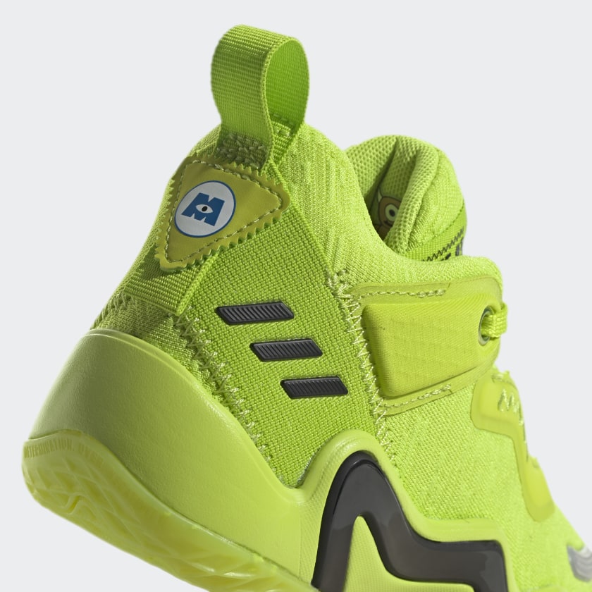 Adidas neon discount green basketball shoes