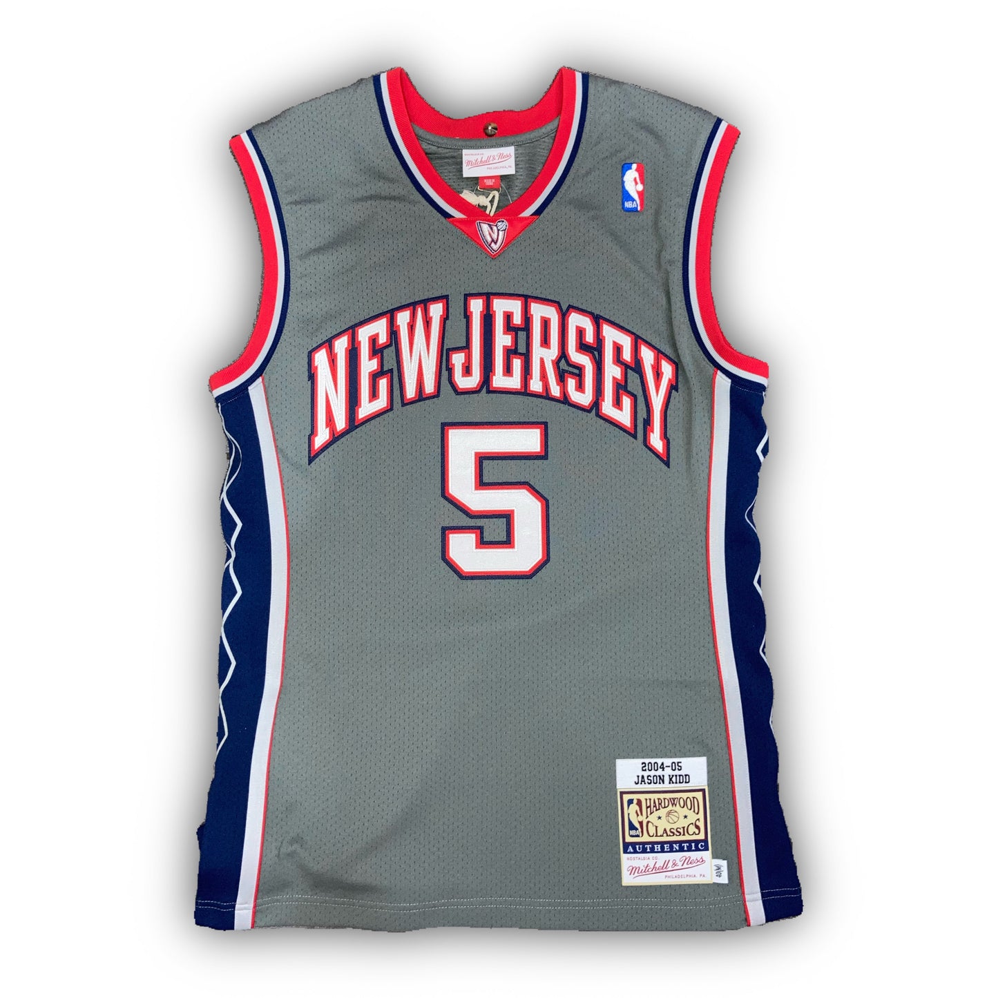 M&N NBA Authentic Jersey New Jersey Nets Alternate 2004-05 Jason Kidd