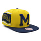 M&N NCAA Jumbotron Snapback University Of Michigan
