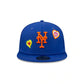 NEW ERA New York Mets Chain Stitch Heart Blue 59FIFTY Fitted Cap