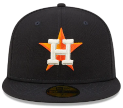 NEW ERA Houston Astros Citrus Pop Navy 59FIFTY Fitted Cap