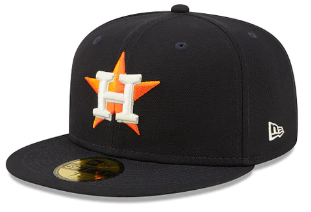NEW ERA Houston Astros Citrus Pop Navy 59FIFTY Fitted Cap