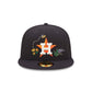 NEW ERA Houston Astros Watercolour Floral Navy 59FIFTY Fitted Cap
