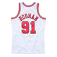 M&N NBA Swingman Jersey Chicago Bulls Home 1997-98 Dennis Rodman