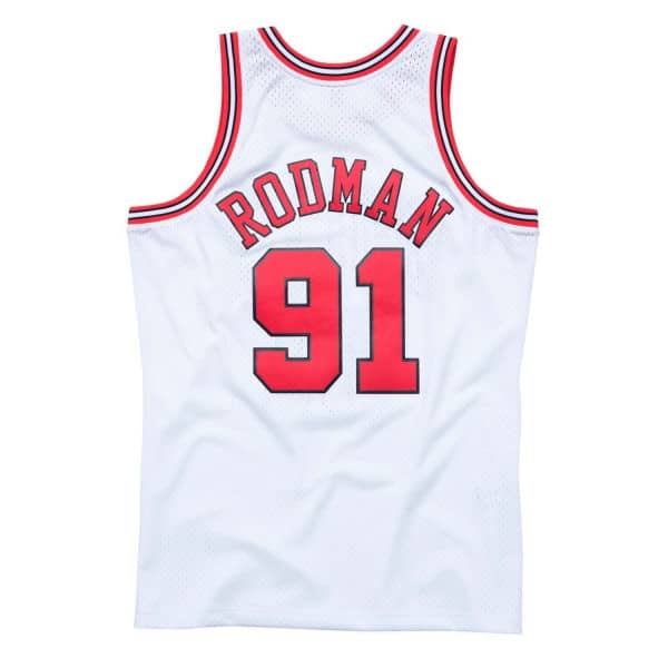 M&N NBA Swingman Jersey Chicago Bulls Home 1997-98 Dennis Rodman