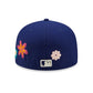 NEW ERA LA Dodgers MLB Flower Blue 59FIFTY Fitted Cap