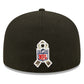 NEW ERA Atlanta Falcons NFL Salute To Service Black 59FIFTY Fitted Cap