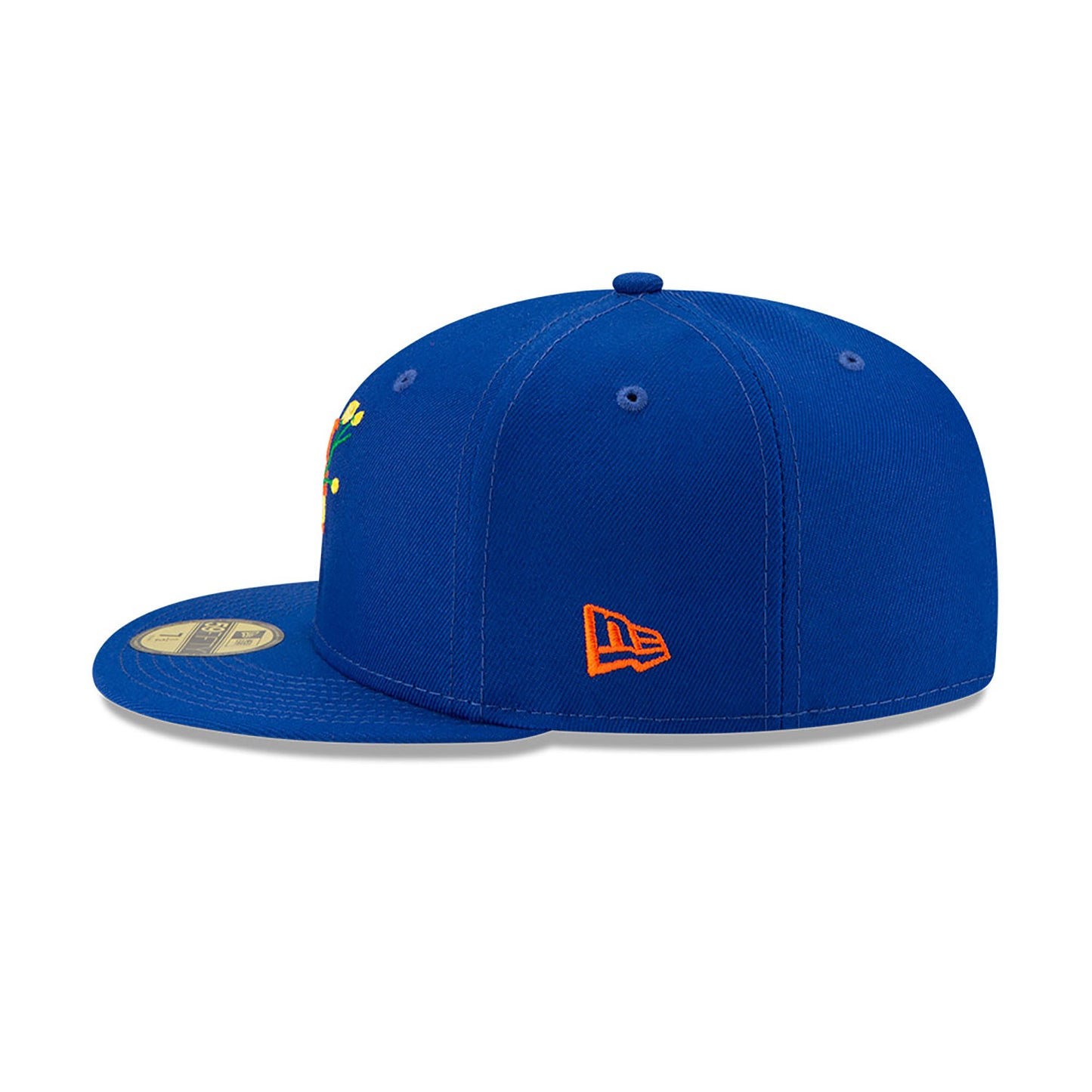 NEW ERA New York Mets Side Patch Bloom Blue 59FIFTY Fitted Cap