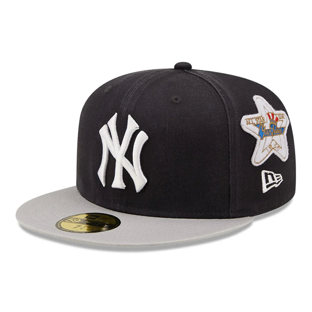 NEW ERA New York Yankees Cooperstown Patch Navy 59FIFTY Fitted Cap