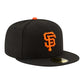 NEW ERA San Francisco Giants Authentic On Field Game Black 59FIFTY Fitted Cap