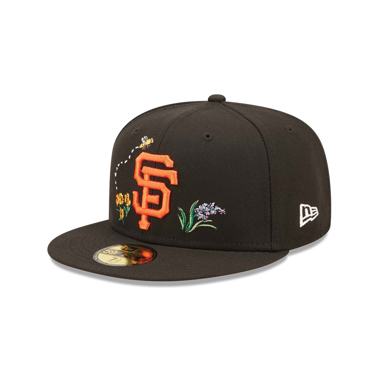 NEW ERA San Francisco Giants Watercolour Floral Black 59FIFTY Fitted Cap