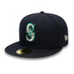 NEW ERA Seattle Mariners Authentic On Field Navy 59FIFTY Fitted Cap
