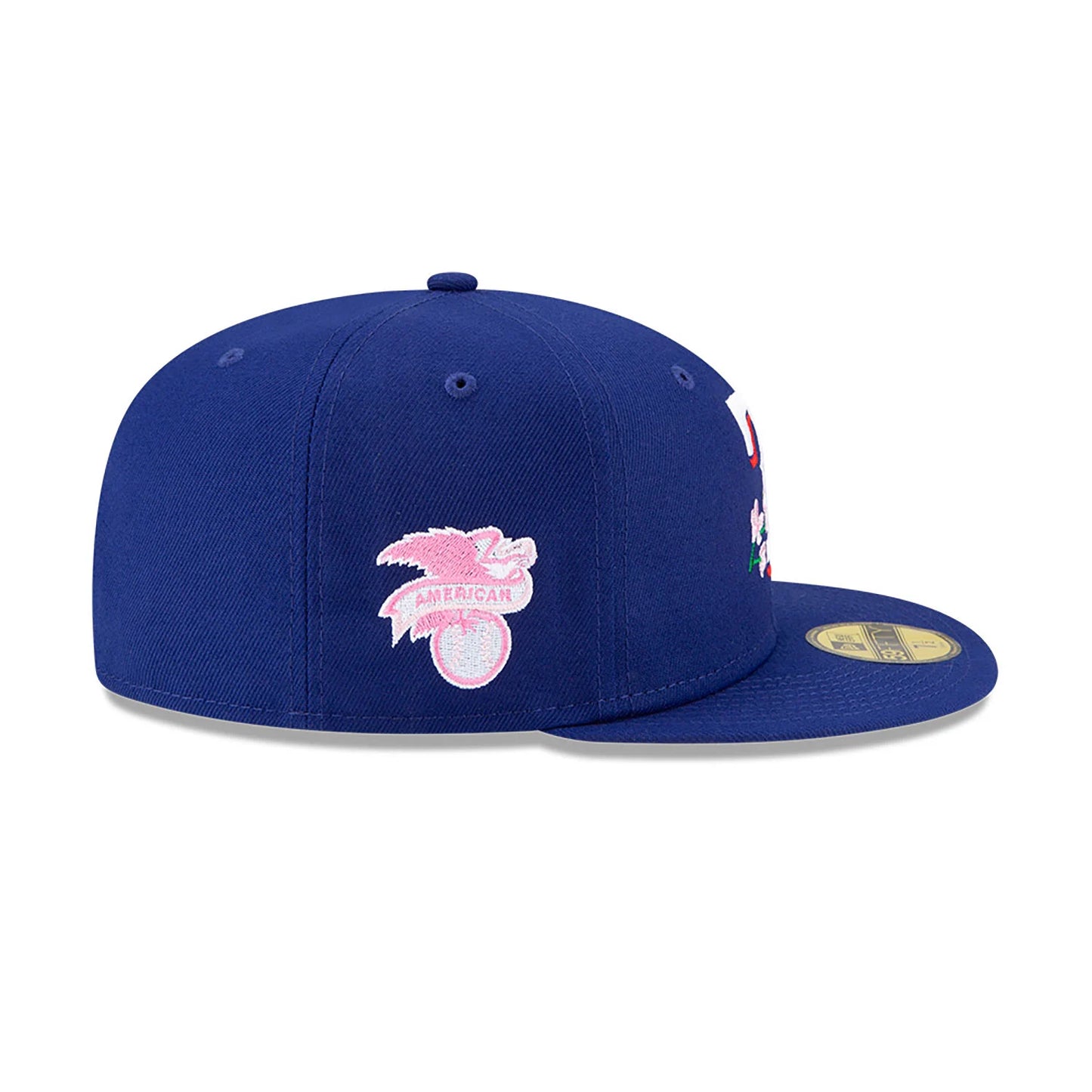 NEW ERA Texas Rangers Side Patch Bloom Blue 59FIFTY Fitted Cap